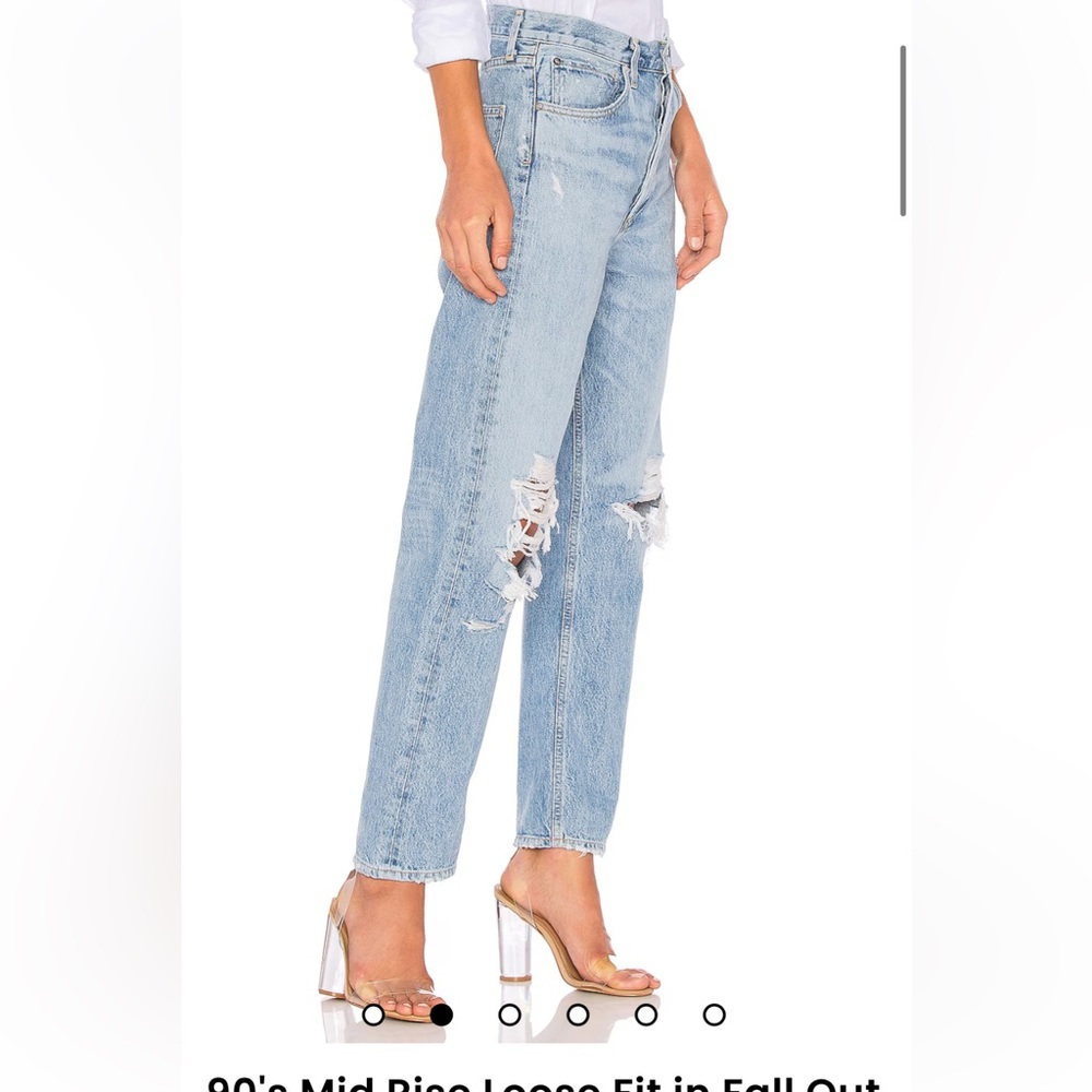 AGolde 90s loose fit destructed jean